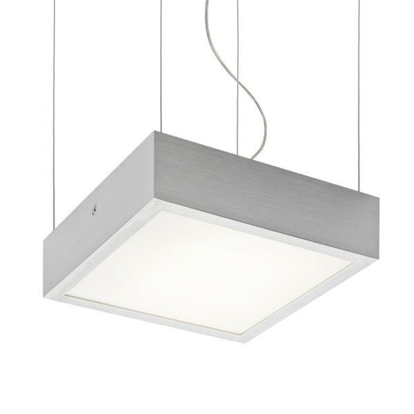 STRUCTURAL LED 20x20 pendant brushed aluminum 230V LED 12W 3000K image 1