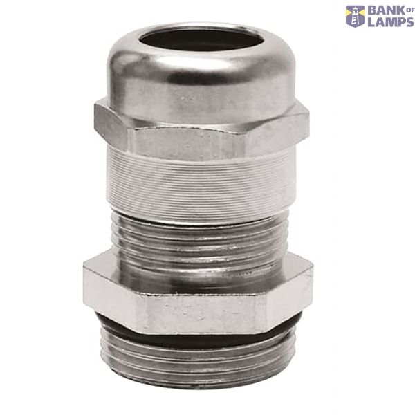 Cable Gland EMC for Armoured Cable SWB Nickel Plated Brass PG7 Metalli image 1