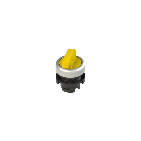 Illuminated long handle selector, 2 positions yellow with marking image 2
