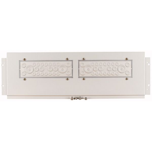 BP-FLP-400-2K Cable entry / flange plate for W=400mm, pass-through flange image 1