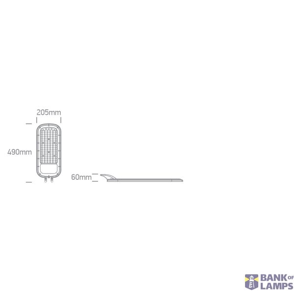 ANTHRACITE STREET LIGHT 200W CCTV IP65 230V image 2