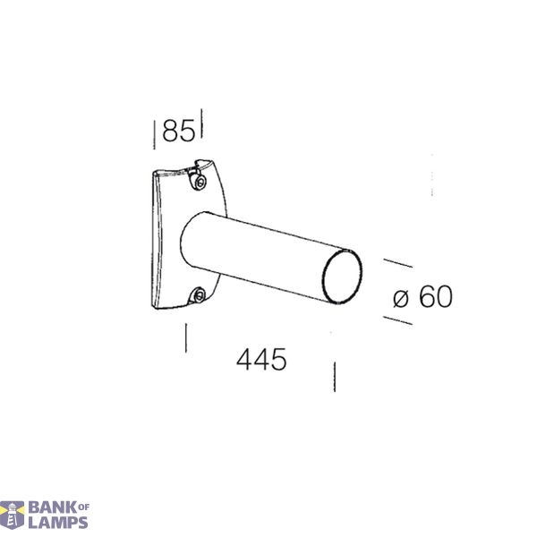 ARM 328 L=445 GREY image 1