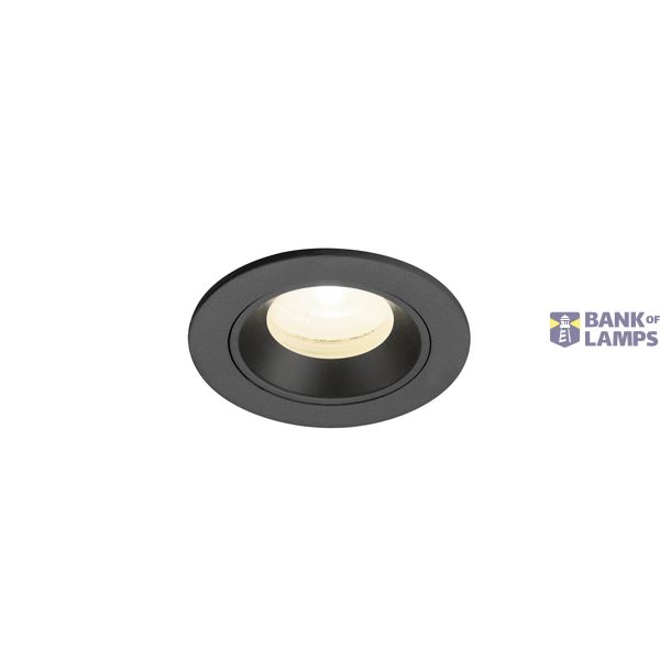 NUMINOS© XS recessed ceiling light 4000K 20ø IP20 round bl image 1