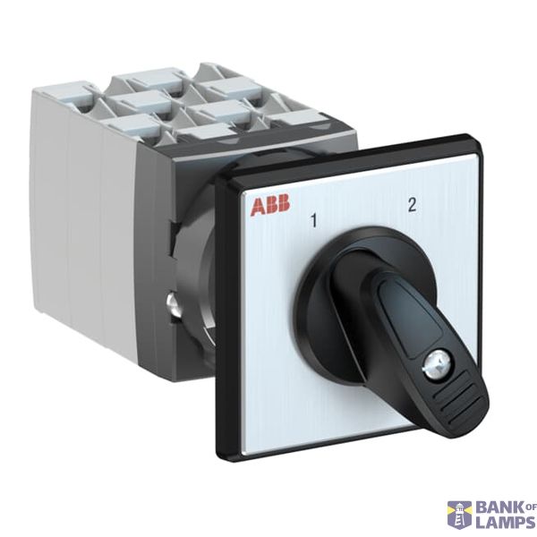 Cam switch OC25G06PNBN00NWS3 1SCA126530R1001 25A/3P 1-2 lever, front plate image 1