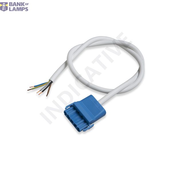 Cable set 5p plug 5x2,5mm� HF blue 5m image 1