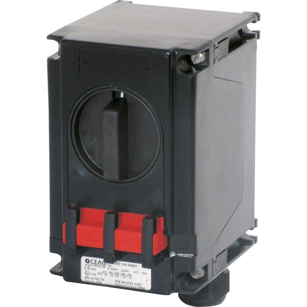 T0-1-8214/I1 Changeoverswitches, T0, 20 A, surface mounting, 1 contact unit(s), Contacts: 2, 45 °, momentary, With 0 (Off) position, with spring-return from both d image 592