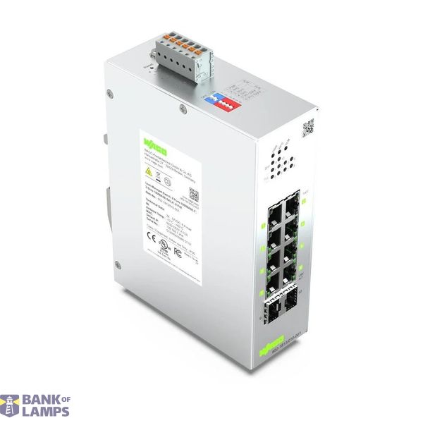 Lean Managed Switch; 8 Ports 1000Base-T 2-Slot 1000BASE-SX/LX image 1