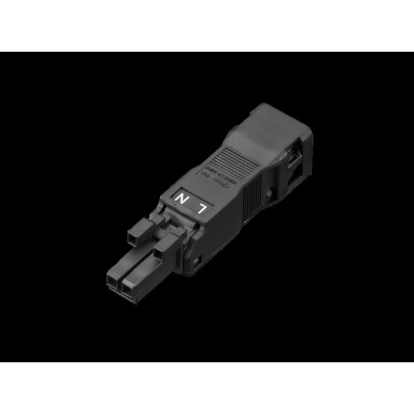 Jack, for power supply and through-wiring, 2-pole, 100-240 V image 2