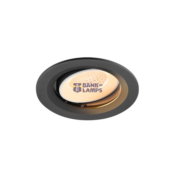NUMINOS© MOVE M, recessed CL 2700K, 55ø, IP20, round bl/wh image 1