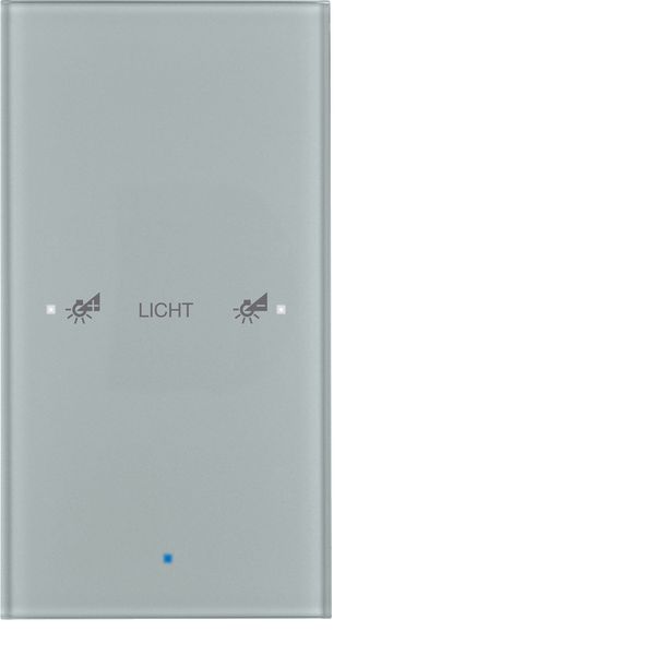 KNX glass sensor 1gang comf, intg bus coupling unit, KNX - TS sensor, image 1