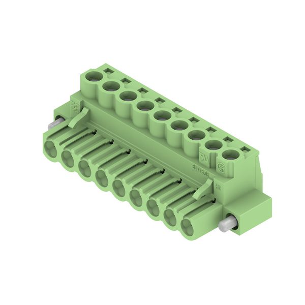 PCB plug-in connector, female plug, 5.08 mm, Number of poles: 9, 180°, Clamping yoke connection, Clamping range, max. : 4 mm², Box image 2
