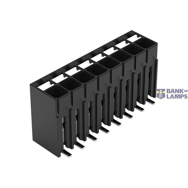 SMD PCB terminal block push-button 1.5 mm² black image 2