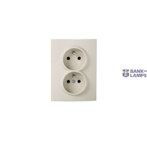 LOGI Double drawer, complete - cream (new code 27241) image 1