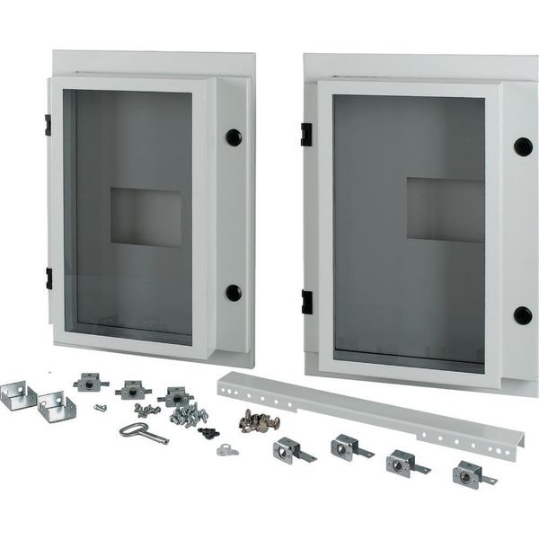 XTMP2N4FCC-XMV-H550W1000 Front cover for 2x NZM4-XMV, fixed, HxW=550x1000mm, IP55, grey image 3