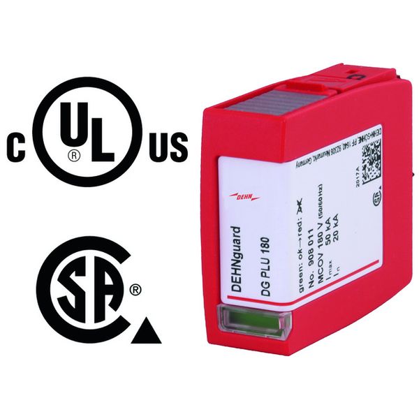 Surge arrester type 2 varistor protection module for DEHNguard M and S image 1