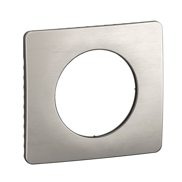 PLATE 1 GANG SATIN ALUMINIUM image 3