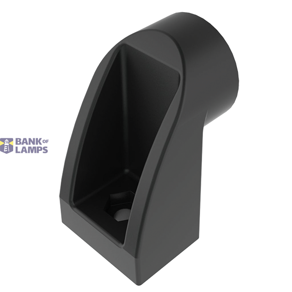 End piece for handrail PA6 black image 2