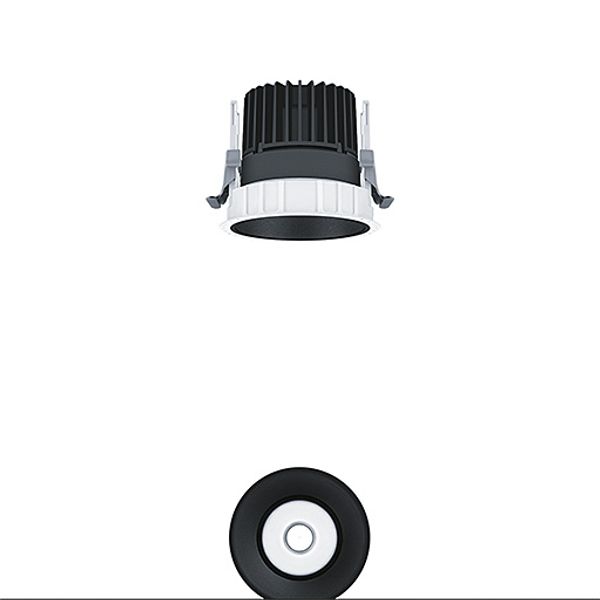 PANOS INF R100L 15W 940 LDO SP-BK TL - LED ceiling-recessed luminaire image 1