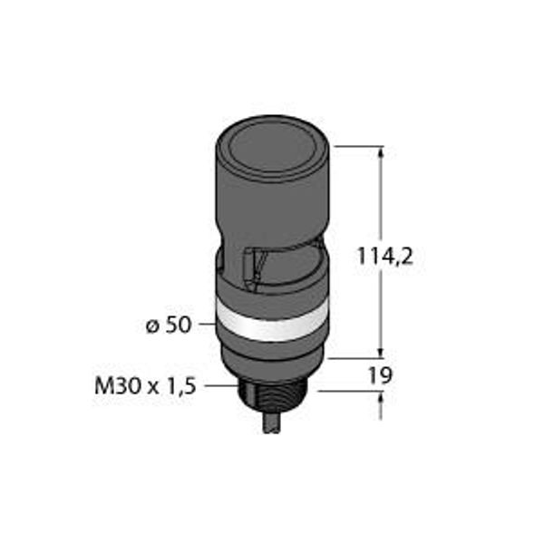 LED Signal Light Tower Light   TL50BLR2AOS3I image 1