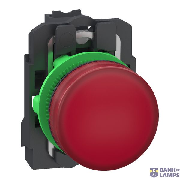 Plastic pilot light 24V red Push-in image 1