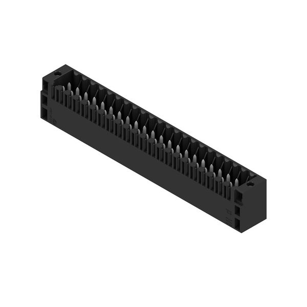 PCB plug-in connector, male header, Flange, THT solder connection, 3.50 mm, Number of poles: 44, 180°, Solder pin length (l): 3.5 mm, tinned, black, Box image 2