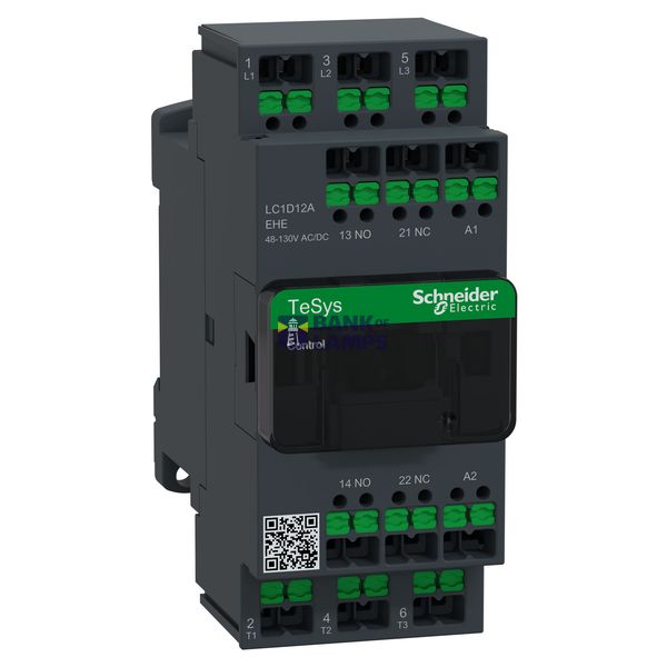 CTR Deca 12A 3P 48-130V AC/DC Snap-in image 1