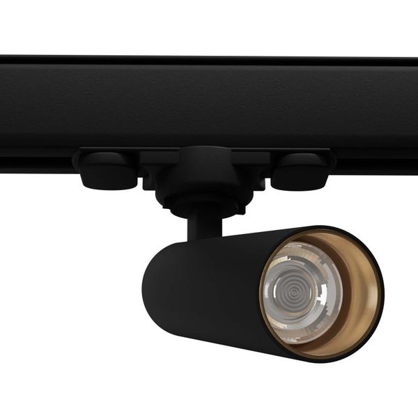 3-PHASE RAIL SPOTLIGHT VILAIN BLACK LED 3000K MYL.00075 image 1