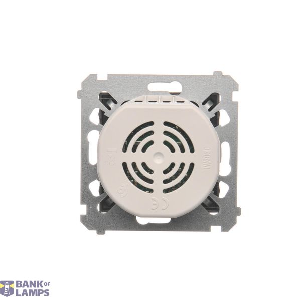 R-TV-SAT pass through aerial socket, atten.: 10dB, Silver matt, metalic image 1