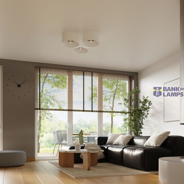 Ceiling lamp TELESTO white/dark brown image 5