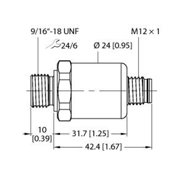 Pressure Transmitter With Current Output (2-Wire)   PT150PSIG-1121-I2-H1143 image 1