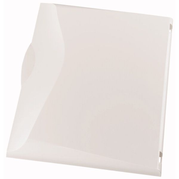 BCZ-A-TW-2/26 Plastic door, white, for 2-row distribution board image 1