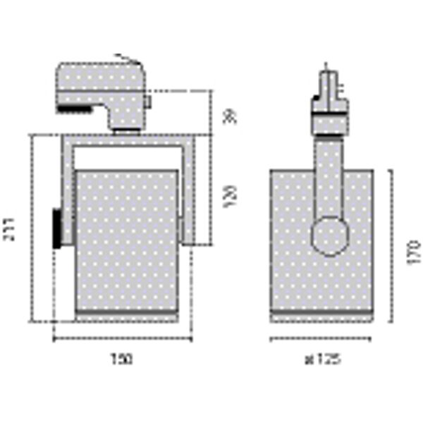 AS427 LED 40W MED. 4000K BLACK image 6