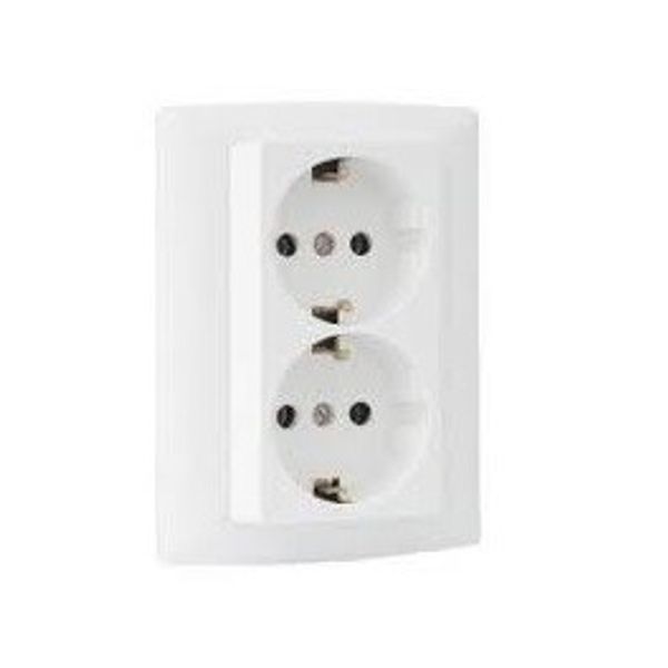 MONOBL DOUB EARTH SOCKET (SKO TYPE) IVORY image 1