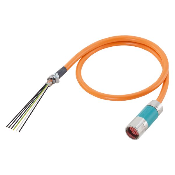 Power cable pre-assembled 4x 1.5+(2x1.5) C C, connector SPEED-CONNECT Sz. 0.5 for SINAMICS S120 Power image 1