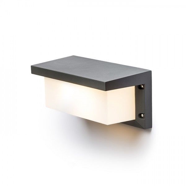 HIDE RC wall anthracite grey 230V LED E27 15W IP54 image 1