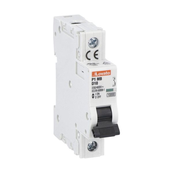 Miniature circuit breaker, 1P - 10kA. 1 module, characteristic D, 16A image 1