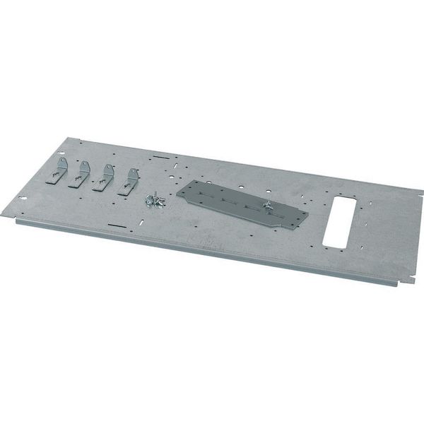 XMN341408-630-BF Mounting plate for  W = 800 mm, NZM3 630A, vertical image 3
