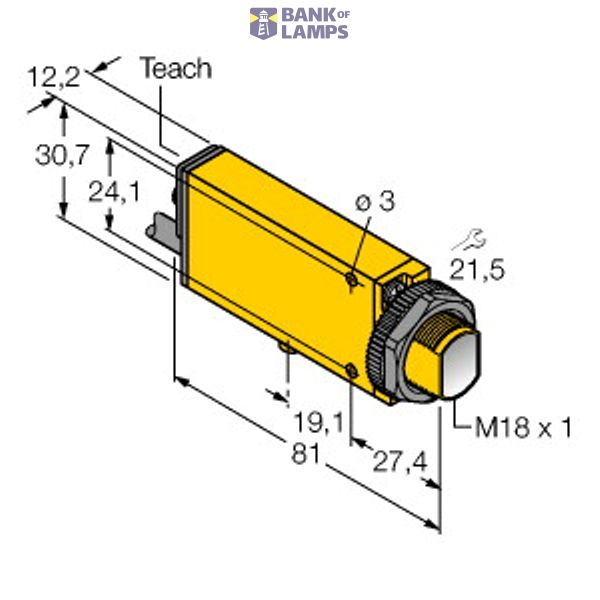 Photoelectric Sensor Convergent Mode Sensor   SM2A312CVGQDP image 1