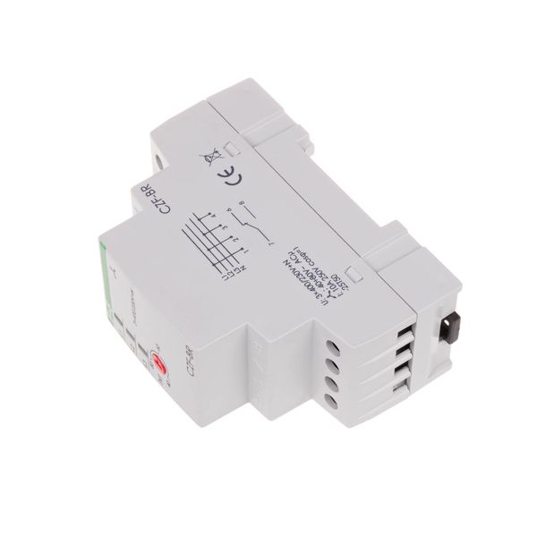 phase loss and asymmetry sensor with adjustable asymmetry threshold, DIN rail mounting image 3