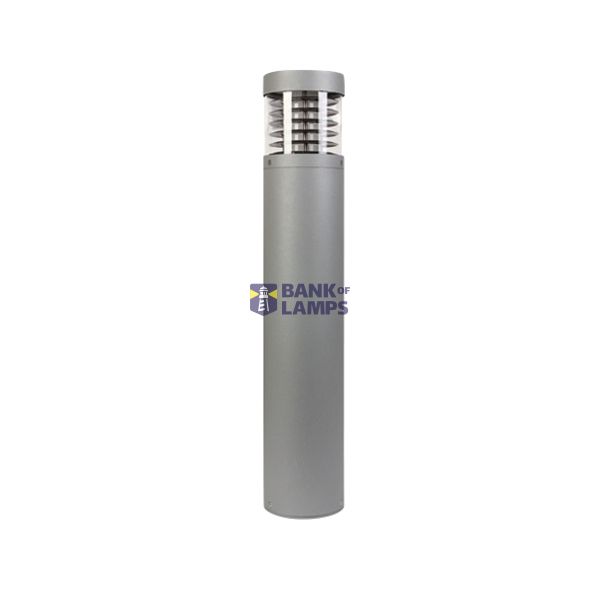 GREY BOLLARD 85cm 15W WW IP54 100-240V image 1