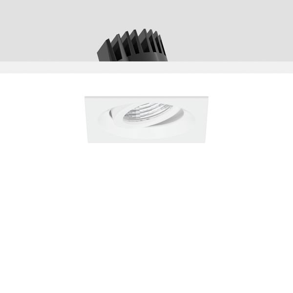 LEVIDO SWING square, 7,5 / 12 W, 710 / 1100 lm, 830, white, DALI Reces image 1