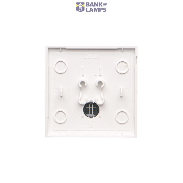 Two gang switch, Push In system, (module), Simon 24, IP20/IP44, 10AX, antibacterial white image 2