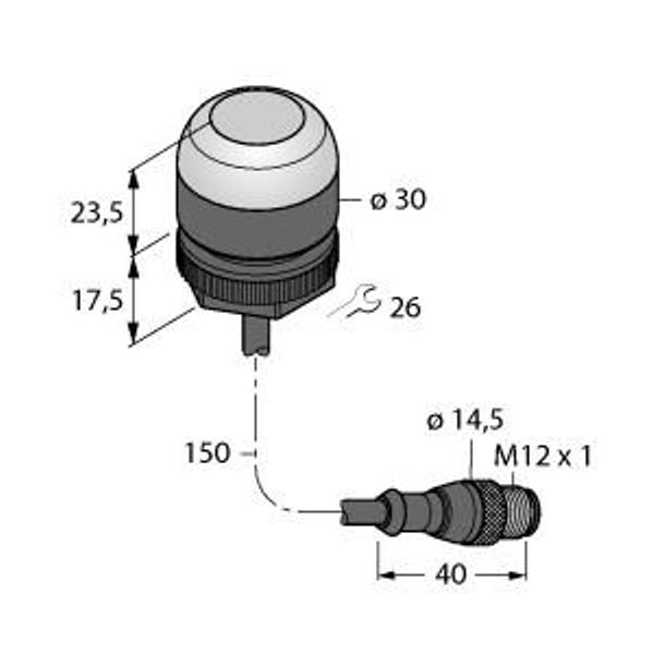 Pick-to-Light Placement Sensor   K30APTGREQP image 2