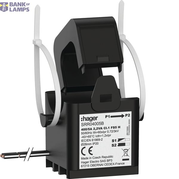 Split current transformer SC2 28 mm 400/5A 2.2 VA class 1 image 1
