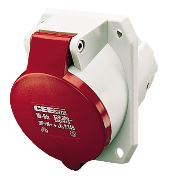 Inbouwcontactdoos 16A 5P 6H 400V IP44 image 1