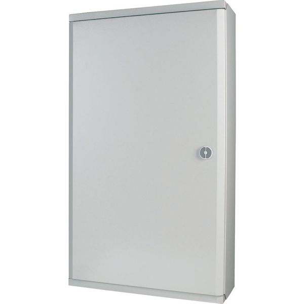 BP-O-800/12-C-W Surface-mount service distribution board with three-point turn-lock, including DIN rails, front plate with 45-mm cutout, W = 800 mm, H = 1260 mm white image 4