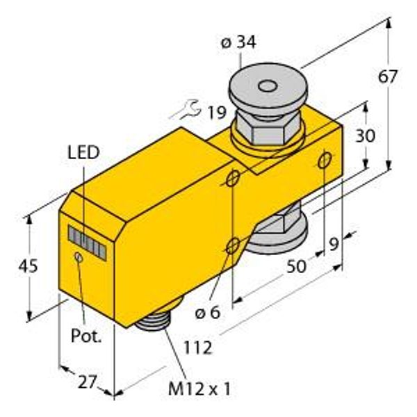 Flow Monitoring Inline Sensor with Integrated Processor   FCI-34D10A4P-ARX-H1140 image 1