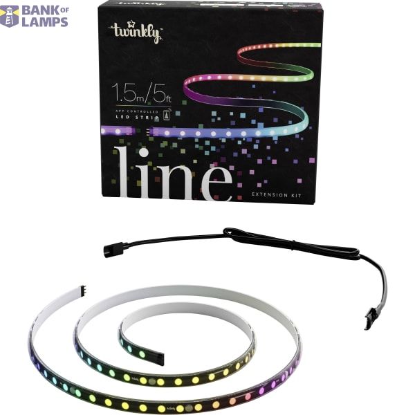 100L RGB light Line, 1,5 meter long extension, Black, BT+WiFi, Gen II, IP20 image 1