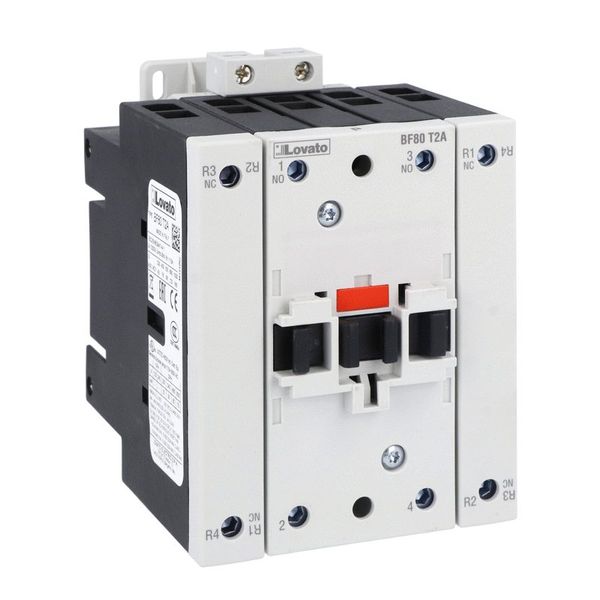 Four-pole contactor, IEC operating current Ith (AC1) = 115A, AC coil 50/60Hz, 230VAC, 2NO and 2NC image 1