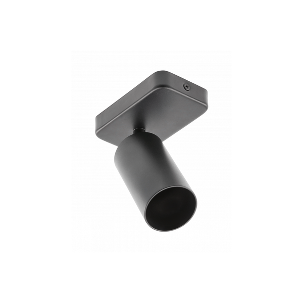 Wall luminaire SANTO BIS, GU10, IP20, max. 20 W, single, round, black image 1